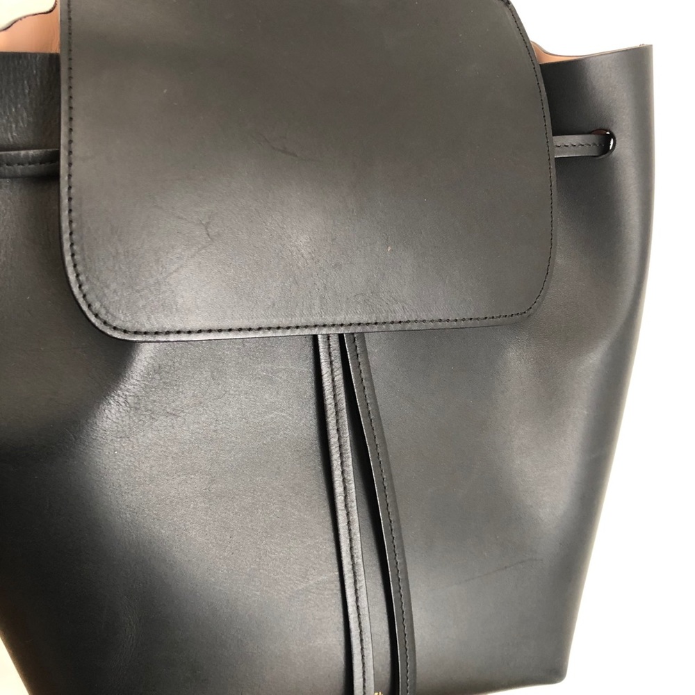 Mansur Gavriel Mini Leather Drawstring Backpack - image 8